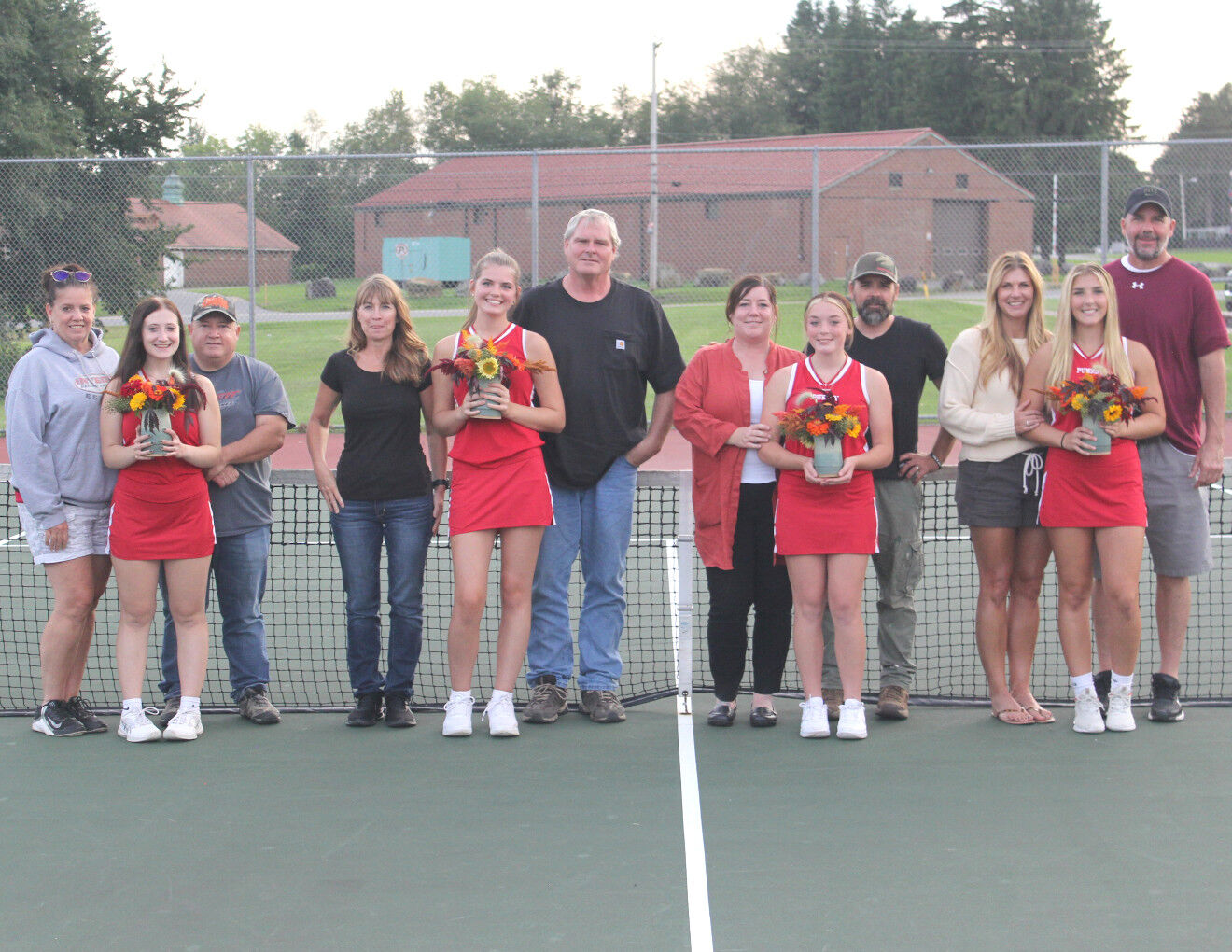 Lady Chucks tennis recognizes seniors
